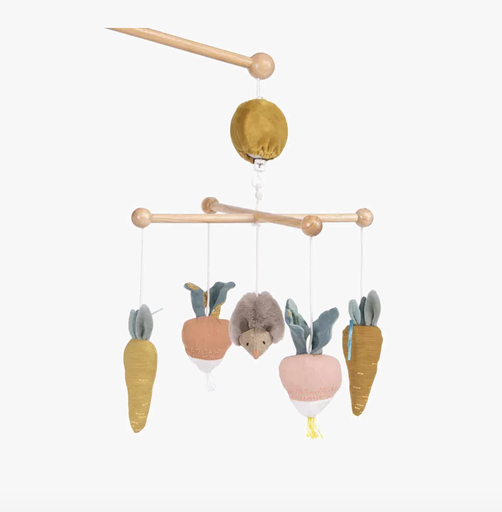 [3575676780565] Mobile musical - Moulin Roty - Thème 3 petits lapins