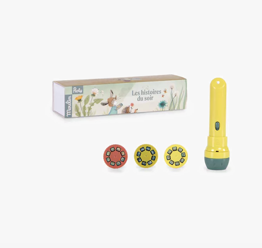 [3575676783610] Lampe à histoires - Moulin Roty - Trois petits lapins 