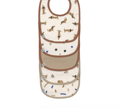 [4066239104403] Bavoirs imperméables (lot de 5) - Lässig -  Little Mateys Royal Blue