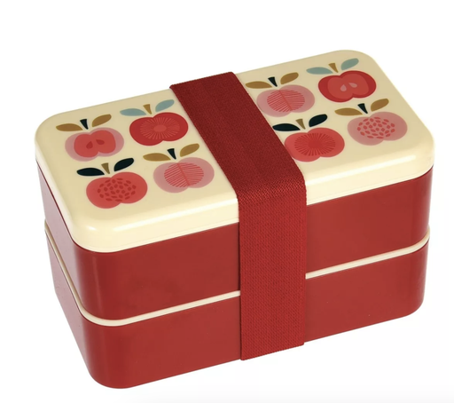 [5027455413501] Boîte Bento avec couverts - Rex London - Pomme Vintage