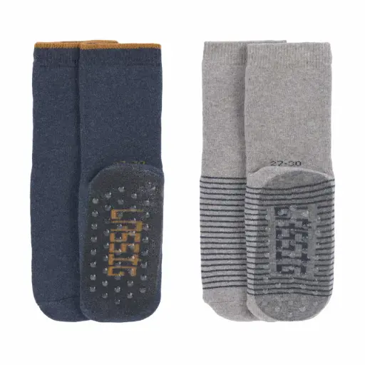 [4042183404523] Lot de 3 chaussettes enfant - Lässig - bleu 23/26