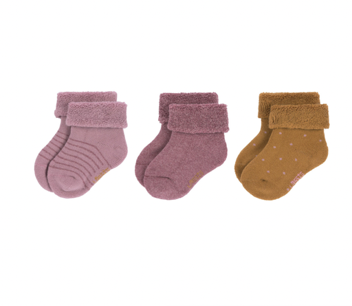 [4042183404400] Lot de 3 chaussettes - Lässig - Bois de rose