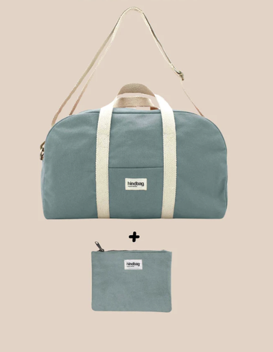 [3665841003725] Sac à langer - Hindbag - Charlie et sa pochette Lou Sauge