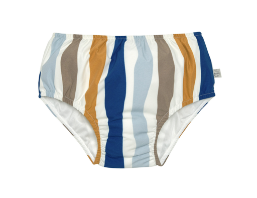 [4066239125163] Maillot de bain couche - Lässig - Vagues bleu blanc 7/12 mois