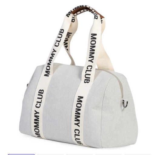 [5420007168223] Sac à langer - Childhome - Mommy Club Signature Toile Off White