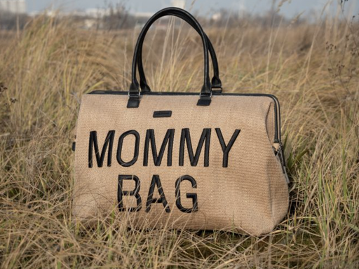 [5420007166335] Sac à langer - Childhome - Mommy bag Raffia look