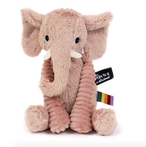 [4897018367661] Peluche - Déglingos - Eléphant Dimoitou Rose 