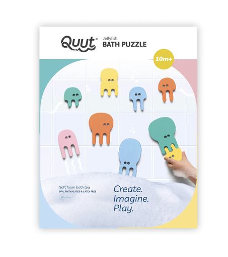 [5425031171003] Puzzle de bain - Quut - Méduses