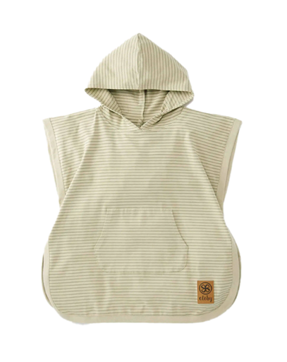 [8720648015281] Poncho anti UV - Cloby - Sandy beach/ Olive green 1-3 ans