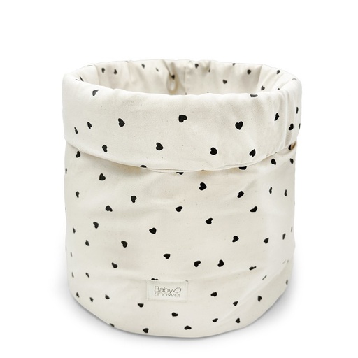 [7427252669008] Panier de rangement - Babyshower - Rock & love 40x40cm 