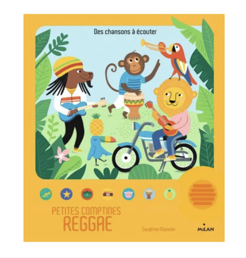 [9782408006877] Livre sonore - Milan - Petites Comptines Reggae