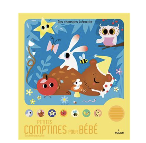 [9782745995964] Livre sonore - Milan - Petites Comptines pour Bébé