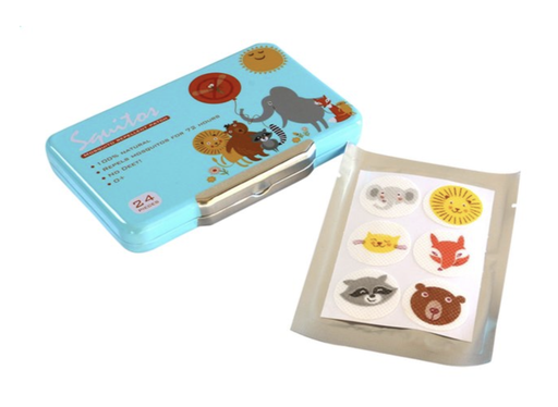 [8717953257000] Autocollants anti-moustiques - Squitos - Lemon-Eucalyptus-Citronelle (24 pcs)