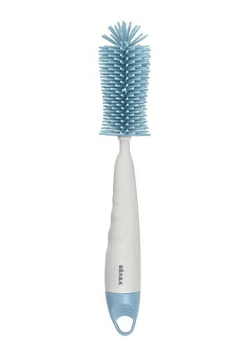 [3384349116729] Goupillon - Beaba - Silicone Bleu 