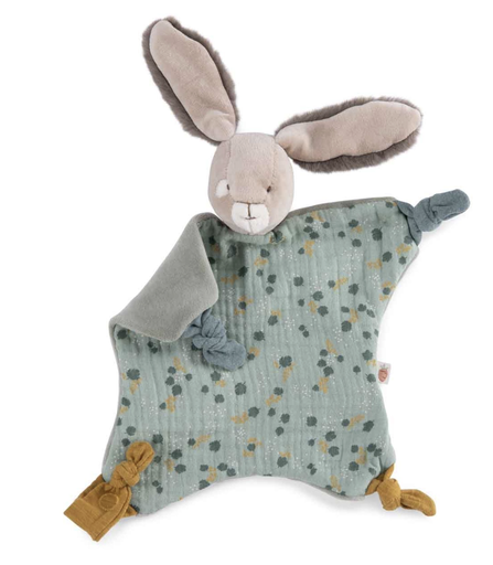 [3575676780152] Doudou lapin - Moulin Roty -  Sauge