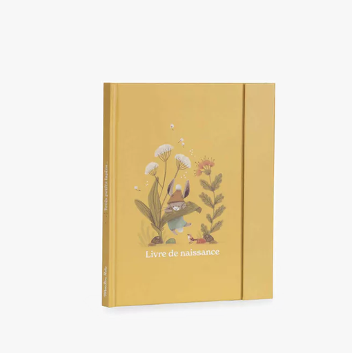 [3575676780855] Livre de naissance - Moulin Roty - Trois petits lapins
