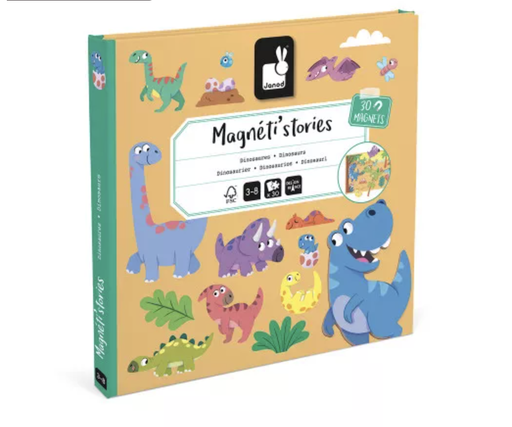 [3700217354503] Jeu éducatif - Janod - Magnéti'stories Dinosaures