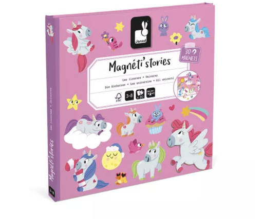 [3700217354527] Jeu éducatif - Janod - Magnéti'stories Licornes