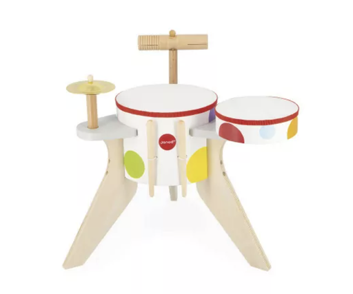 [3700217376147] Jouet musical - Janod - Batterie confetti