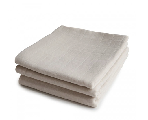 [810052465425] Lot de 3 tetras - Mushie - Beige