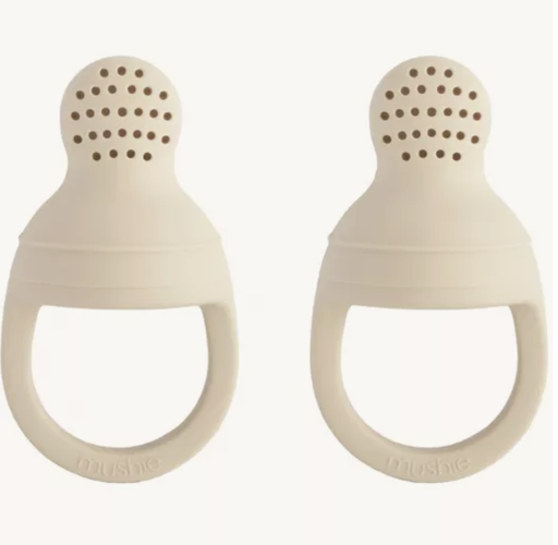 [840355800098] Lot de 2 grignoteuse - Mushie - Sable