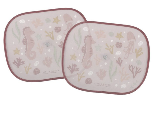 [8714274125889] Lot de 2 pare-soleil - Little Dutch - Ocean dreams rose