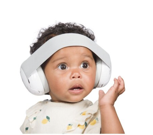 [5038278013960] Protection auditive pour bébé - Dooky - Casque blanc (0-3 ans)