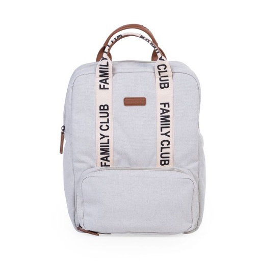 [5420007167578] Sac à dos - Childhome - Family Club Signature Toile écru