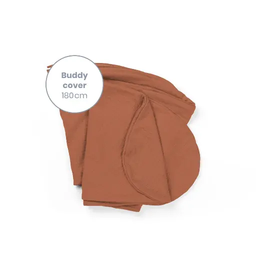 [5400653008968] Housse de coussin d'allaitement - Doomoo - Buddy Cover Tetra Jersey Terracotta