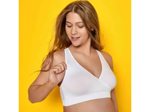 [7612367080781] Brassière de nuit de grossesse et d’allaitement respirante Keep Cool - Medela - Taille M Noir  