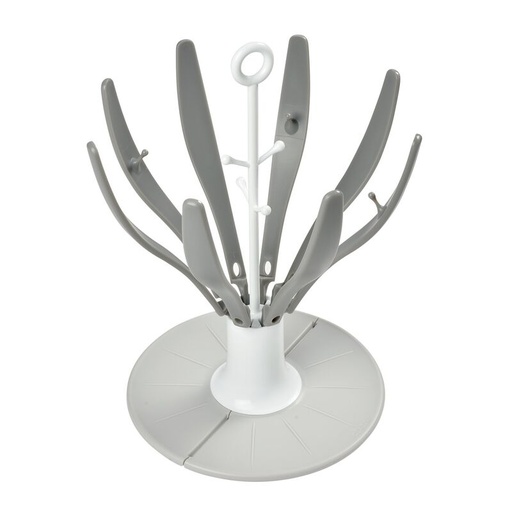 [3384349116705] Egoutte-biberon Flower pliable - Beaba - Gris