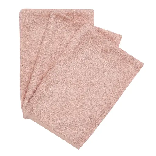 [5414546068687] Gants de toilette (3 pcs) - Timboo - Misty rose