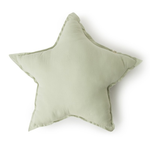 [7427244684279] Coussin - Baby shower - Bigstar sage powder
