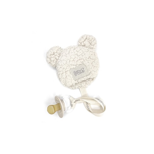 [7427251559942] Attache sucette - Babyshower - Teddy mouton