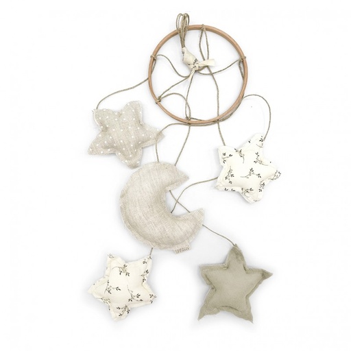 [7427252671261] Mobile - Babyshower - Night sky olive mix