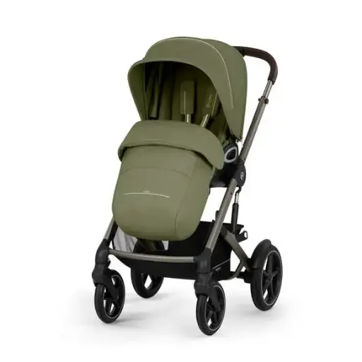 Poussette - Cybex - Talos S Lux Moss Green  (Taupe Frame)