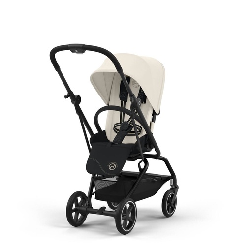 Poussette - Cybex - Eezy S Twist+2  Canvas White Black Frame  