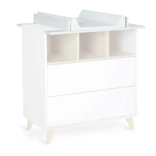 Extension commode bébé - Quax - Loft Commode - Blanc