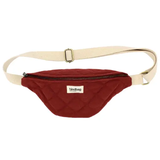 [3665841004012] Sac Banane - Hindbag - Matelassé Olivia Terracotta