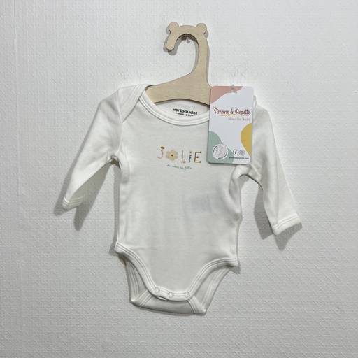 [V02153] Body - Vertbaudet - 1 mois    