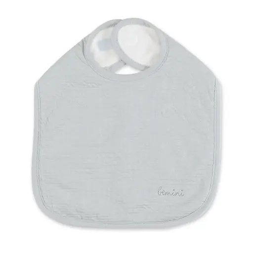 [5420010700922] Bavoir waterproof - Bemini - Grizou TETRA JERSEY
