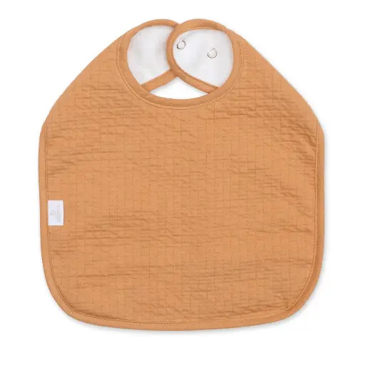 [5420010710617] Bavoir waterproof - Bemini -Biscuit TETRA JERSEY