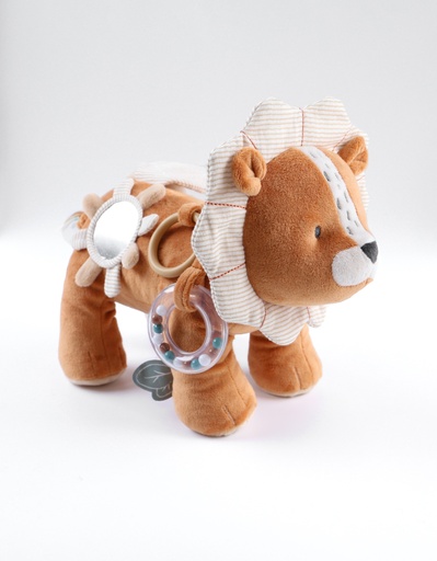 [5414220115034] Peluche d'activités - noukie's - Babou en Veloudoux et mousseline, caramel