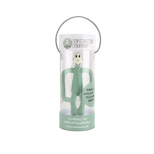 [705604684600] Jouet de dentition - Matchstick Monkey - Singe Vert menthe