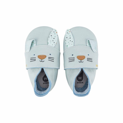 [9420068534797] Chaussons en cuir - BOBUX - Soft Sole Hopsy Seafoam taille S