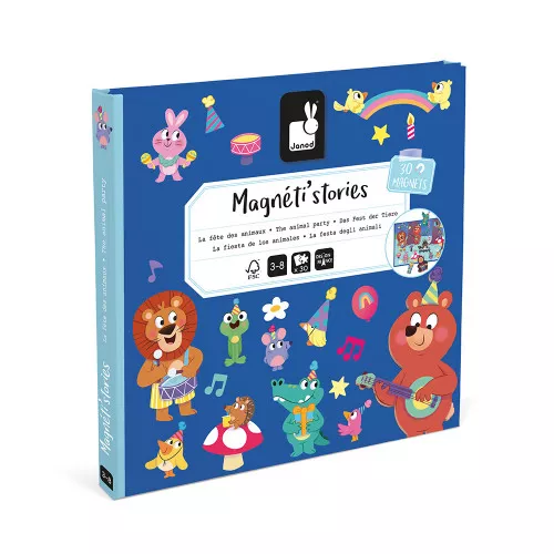 [3700217354558] Jeu éducatif - Janod - Magnéti'stories la Fête des Animaux