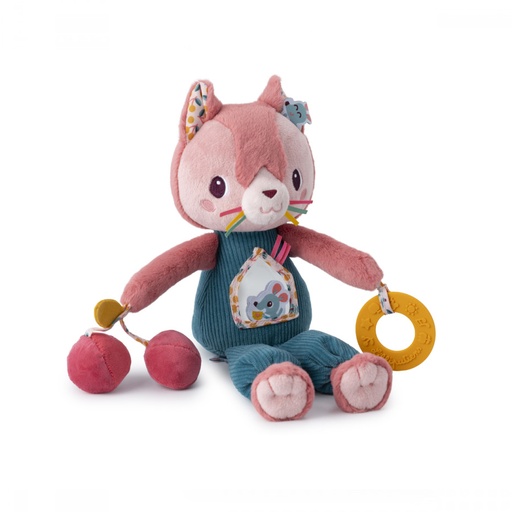 [5414834835533] Peluche d'activités - Lilliputiens - Jeanne le chat 