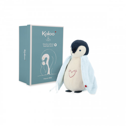 [3666502120102] Peluche veilleuse - Kaloo - Manchot Bleu