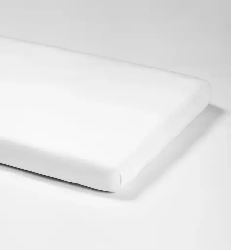 [3760003626740] Drap housse Coton Bio Jersey - Kadolis - Berceau 50X83 Blanc