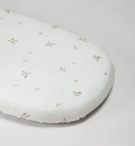 [3701205538035] Drap housse Coton Bio Jersey -  Kadolis - Landau 76X30 L'envolée